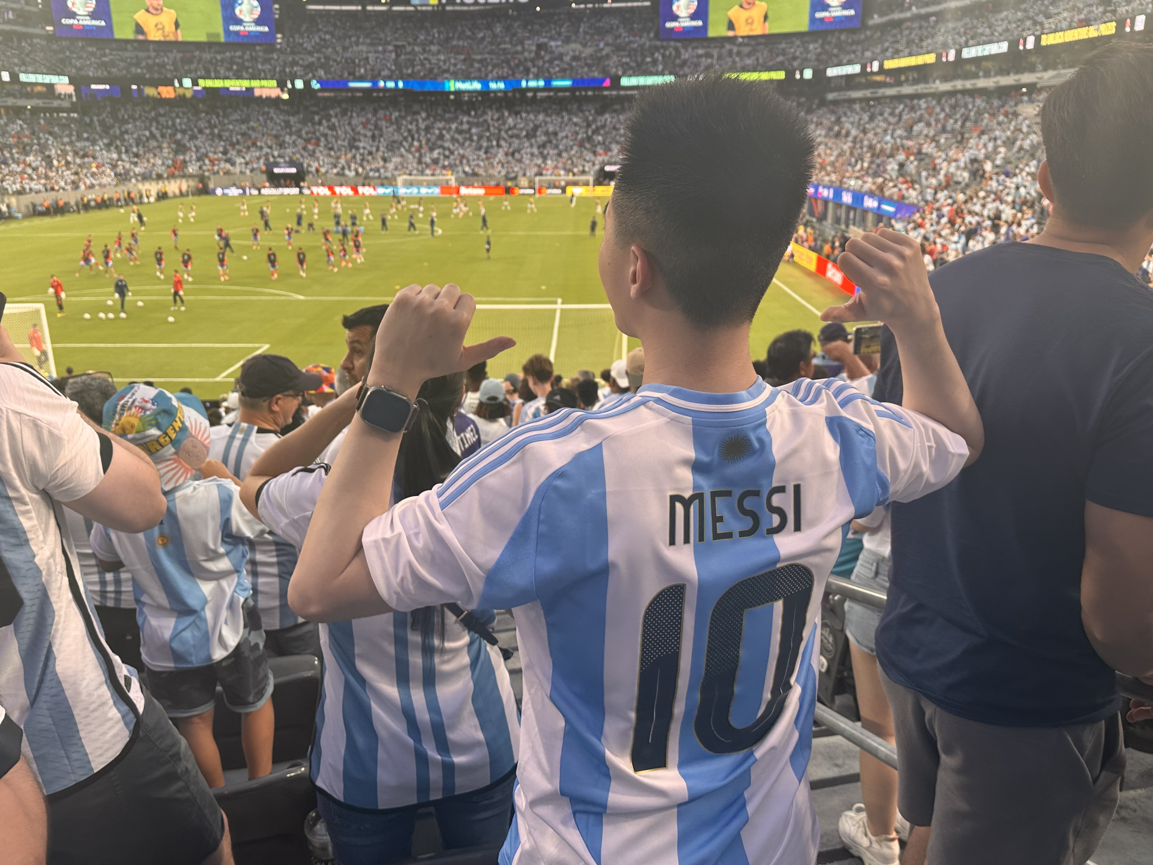 Watching Messi