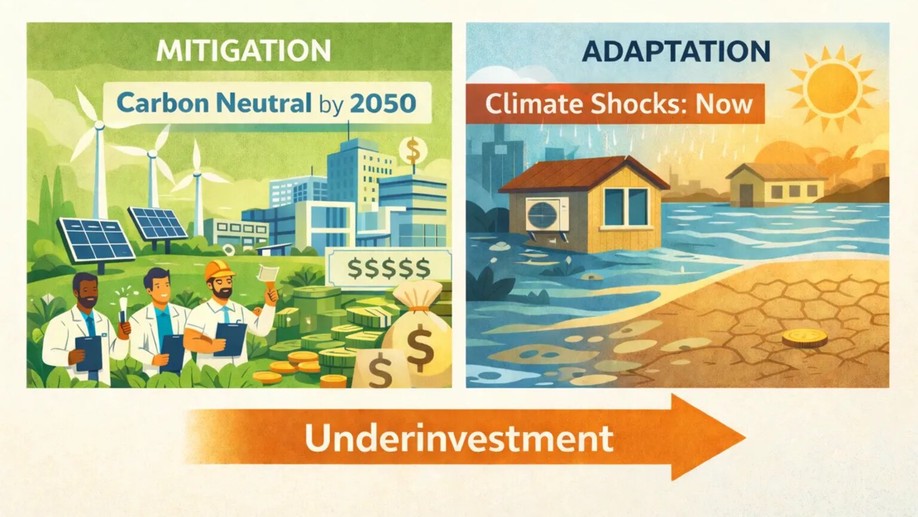 Misallocation of Climate Innovation: Adaptation vs Mitigation